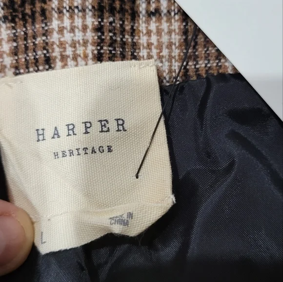 Harper Heritage Plaid Preppy School Girl Mini Skirt Size L NWT - Picture 6 of 6